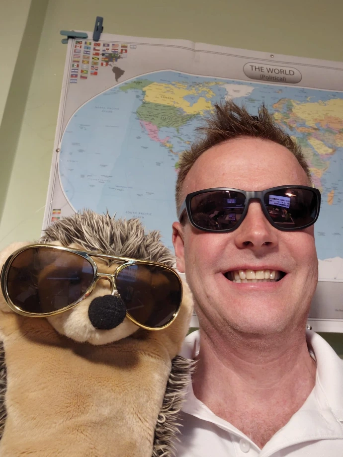 teacher Josh and Mac
