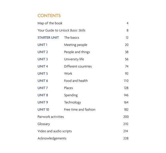 Table of Contents