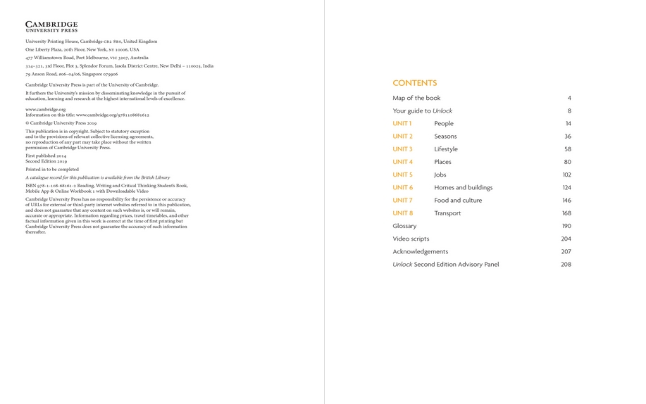 Table of Contents pages 2-3